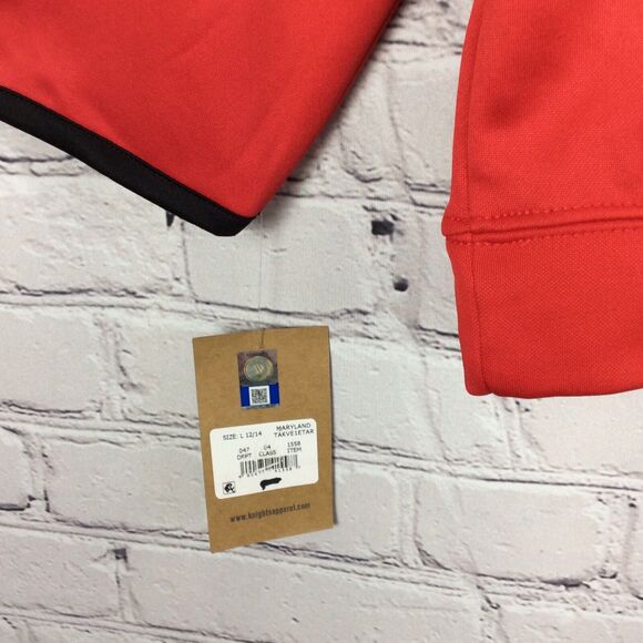 Rivalry Threads 91 NCAA Maryland Terrapins Hoodie Sweatshirt Boys Size L Red NWT - Picture 8 of 10